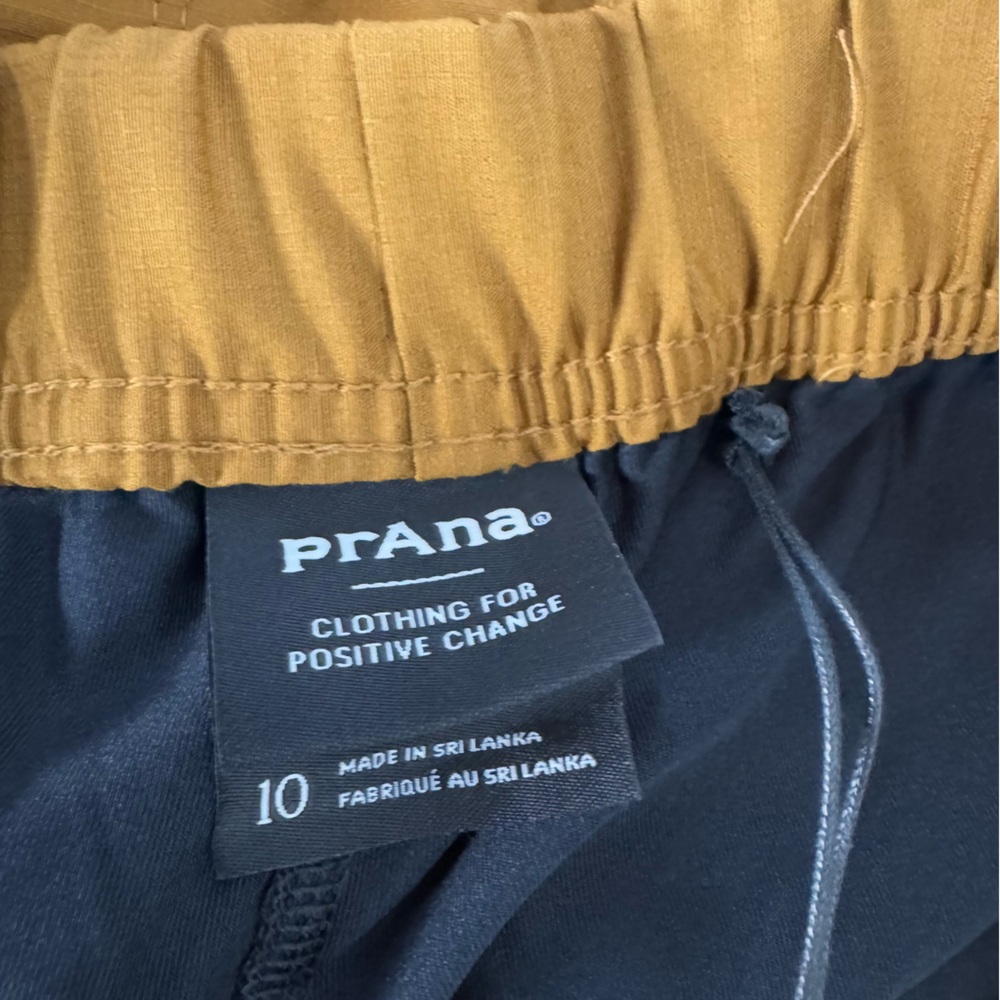 Prana Skirt Skort Double Peak Antique Bronze Khaki Brown Utility Pull On Lined - Picture 8 of 8